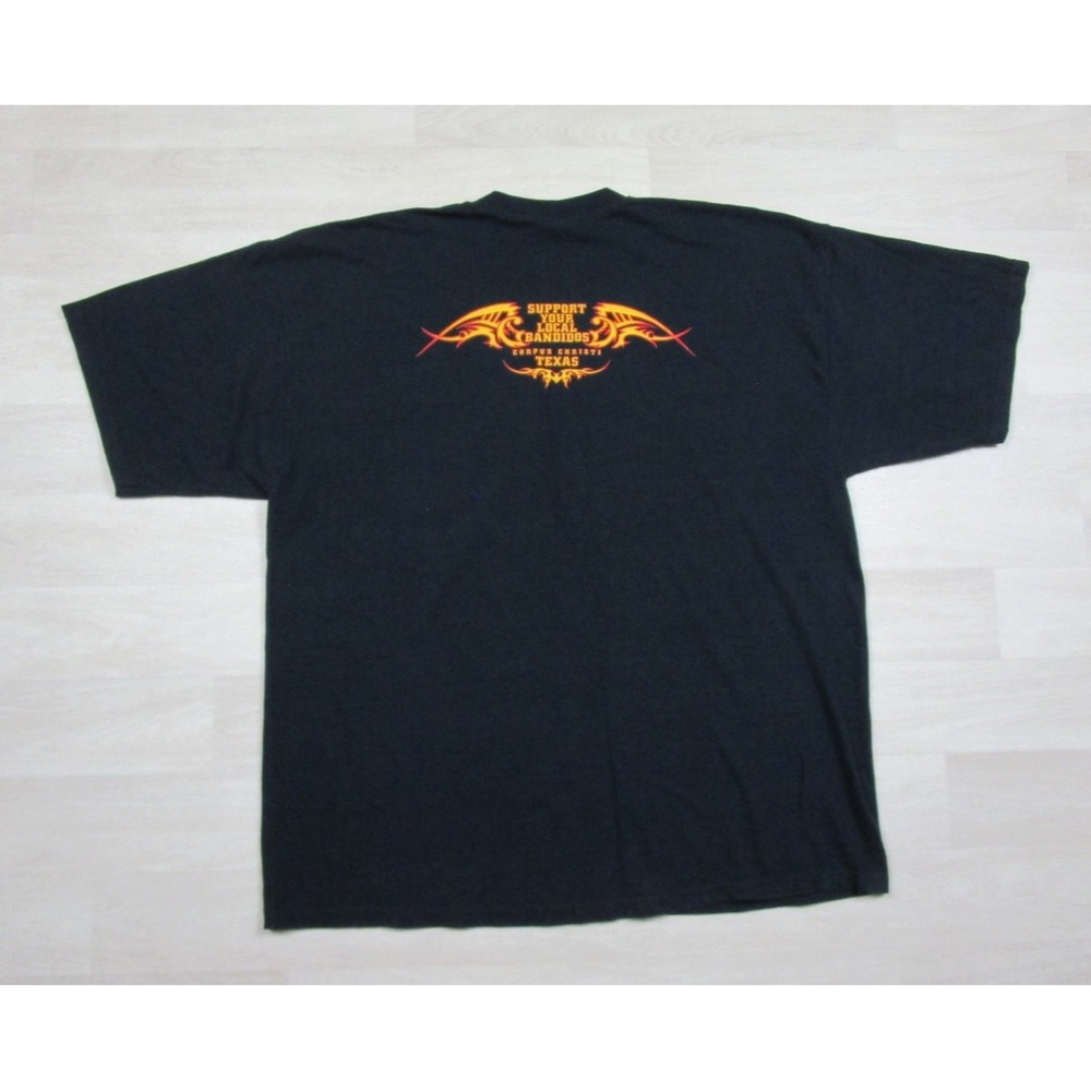 Support Your Local Bandidos Pocket T-Shirt Men's (XXL) Motorcycle Chopper Biker